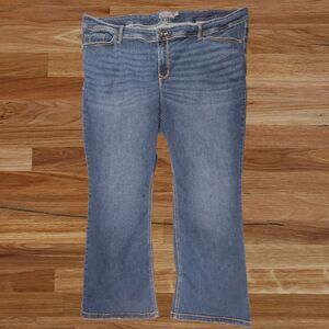 Torrid Jeans Womens 26 Luxe Slim Boot Dark Denim Stretch Comfort High Rise Pants